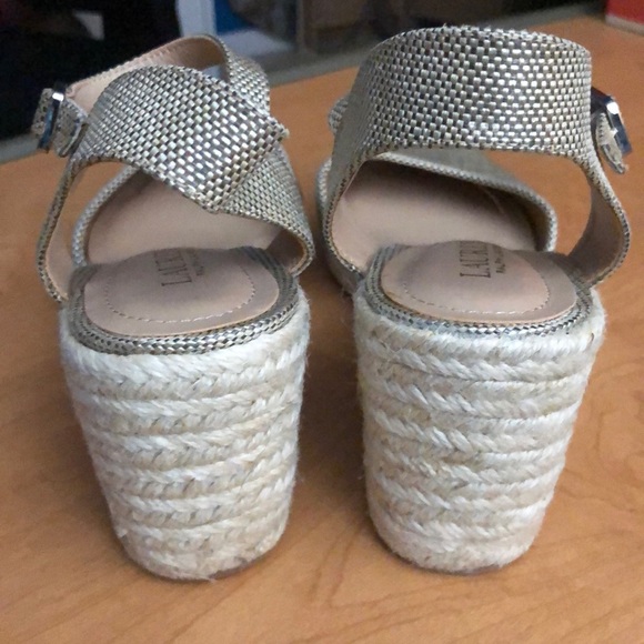 NEW. LAUREN BY RALPH LAUREN WEDGE ESPADRILLES. 10B. Narrow fit. - Picture 5 of 8